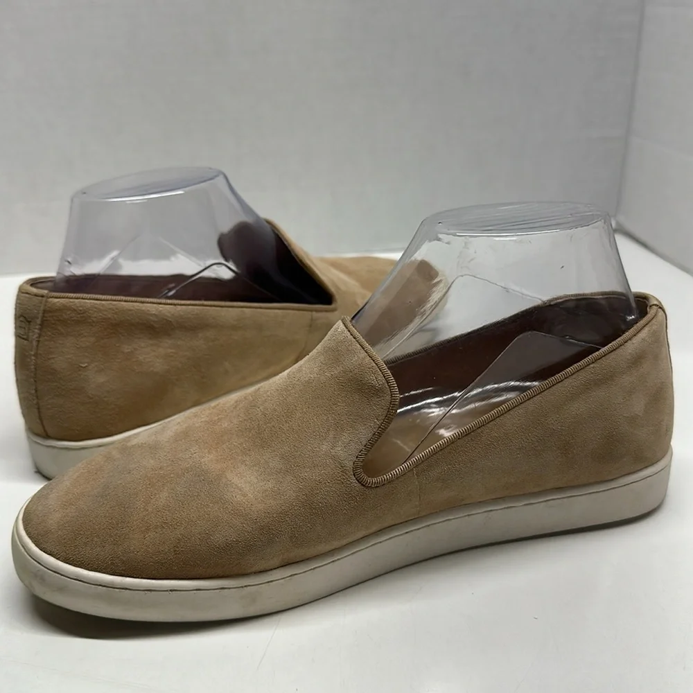 Birdies The Swift Slip On Loafer Shoes Brown Tan Suede Sneaker Womens Size 8.5 - Picture 6 of 12